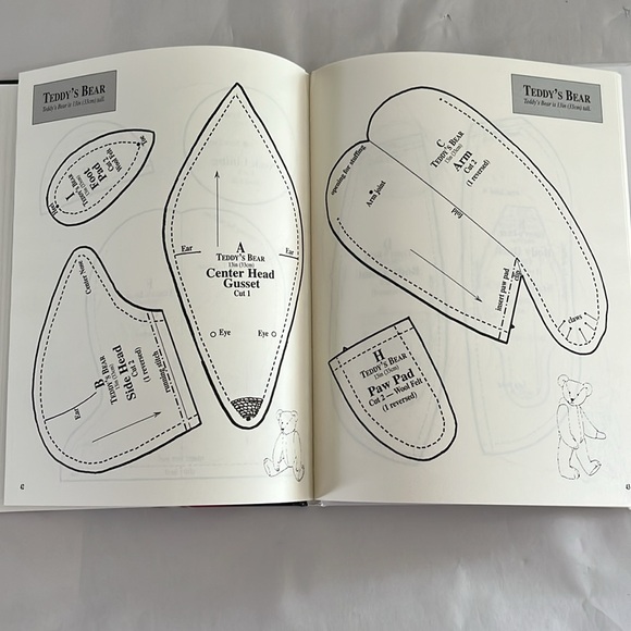 NWT Teddy’s Bears Tales & Patterns Hardcover BOOK Linda Mullins Patriotic 1997 - Picture 14 of 17